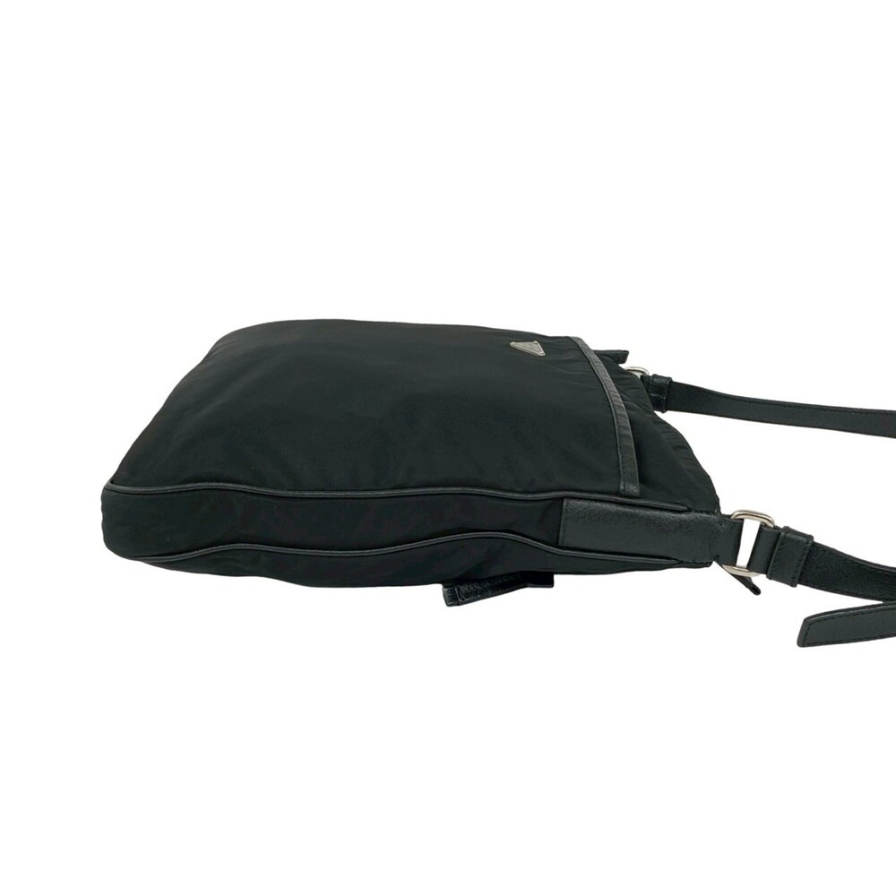 PRADA Black Leather Shoulder Bag - Picture 6 of 10